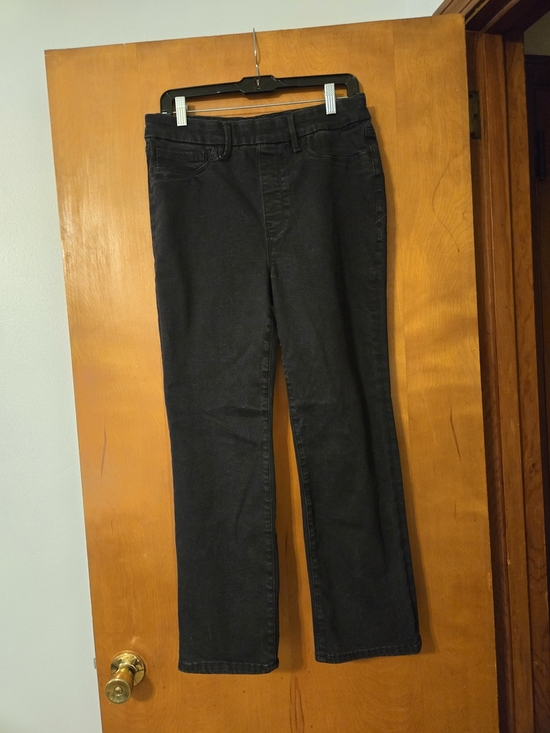 Good American Denim - Good American Good Legs Straight Black Pull On Jeans Size L